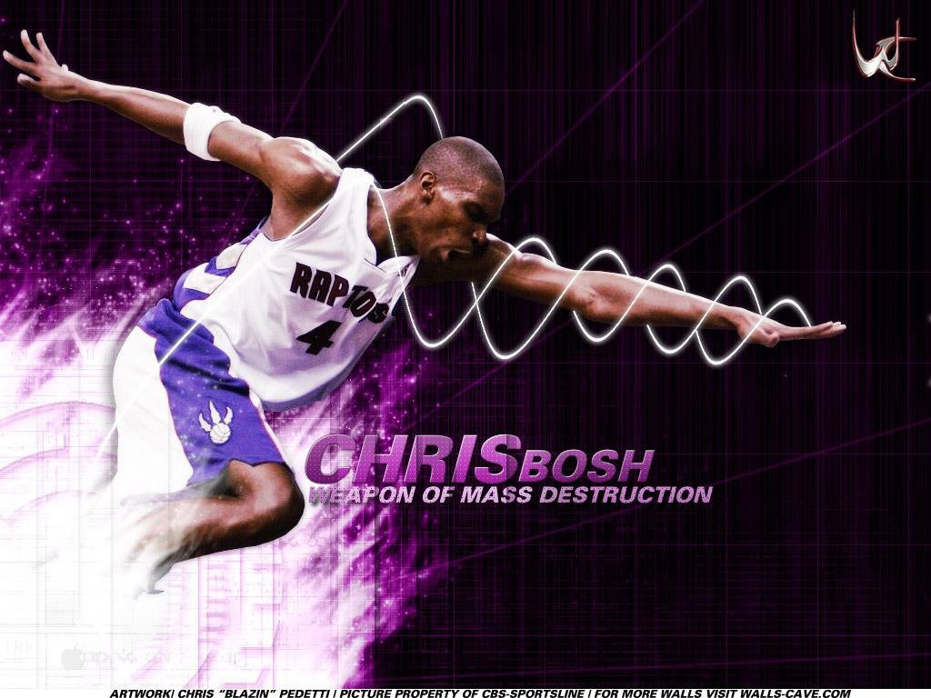 Chris Bosh Raptors Wallpaper  Basketball Wallpapers at