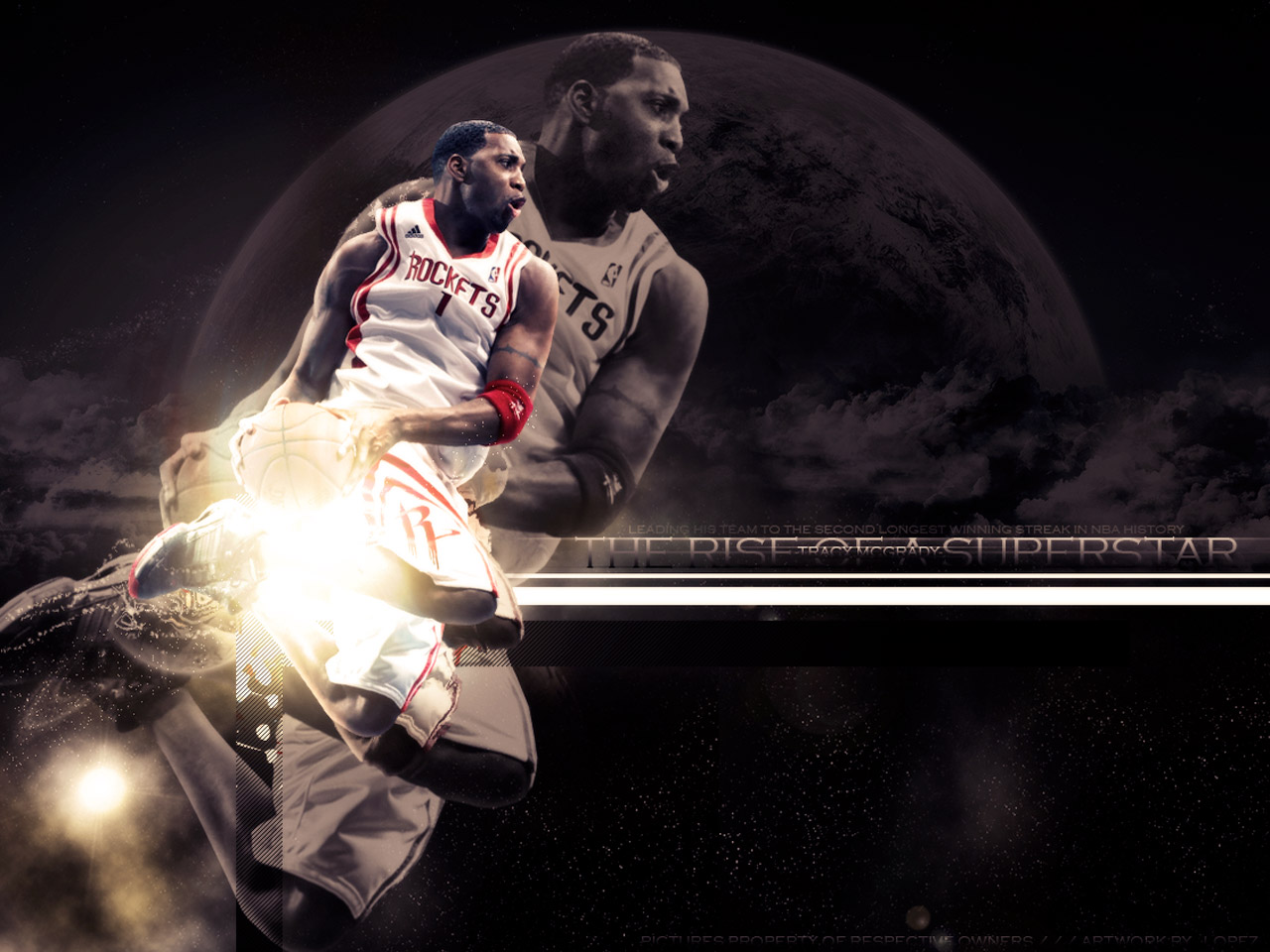 Tracy McGrady Space Dunk Wallpaper  Basketball Wallpapers at