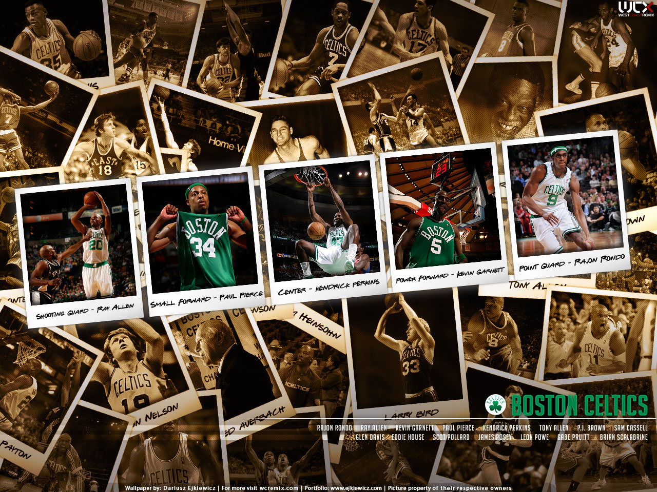 Boston Celtics 2008 Polaroid Wallpaper