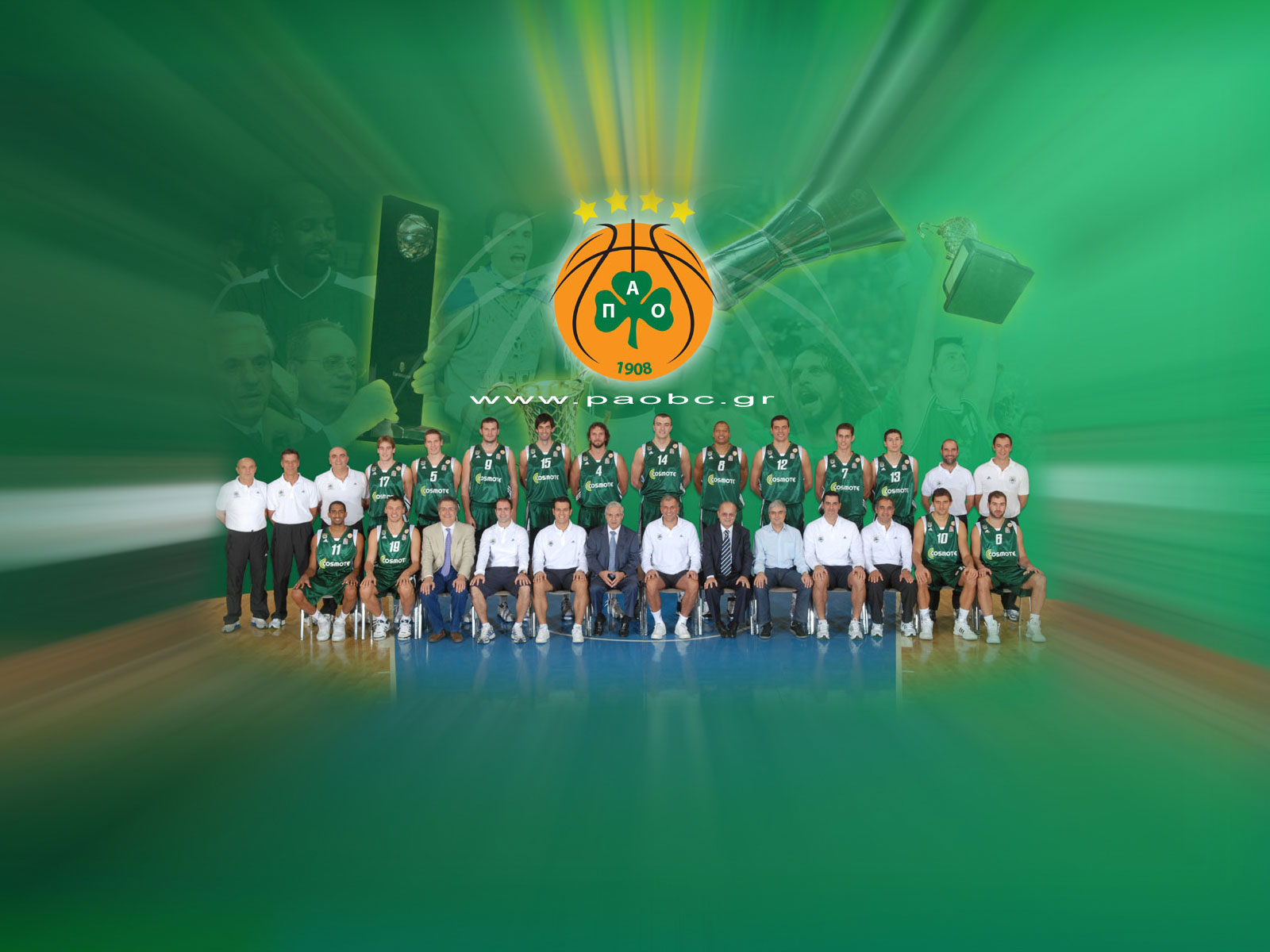 Panathinaikos 2009 Team Wallpaper