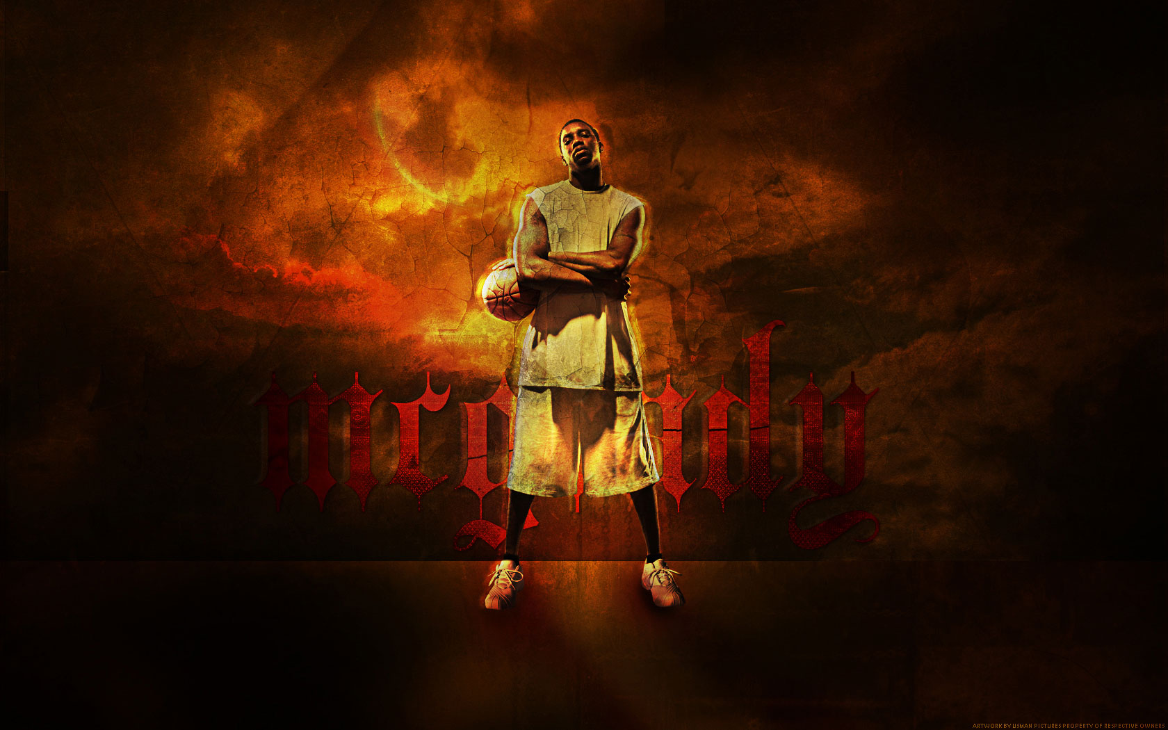  are wallpapers of T-Mac this first one is a huge widescreen wallpaper 