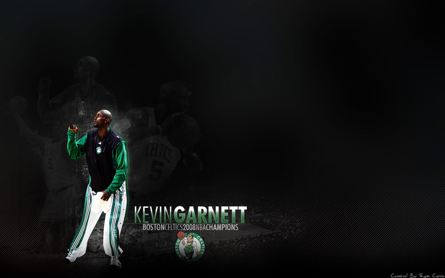 Kevin Garnett Celtics, Wallpaper Kevin Garnett in Celtics