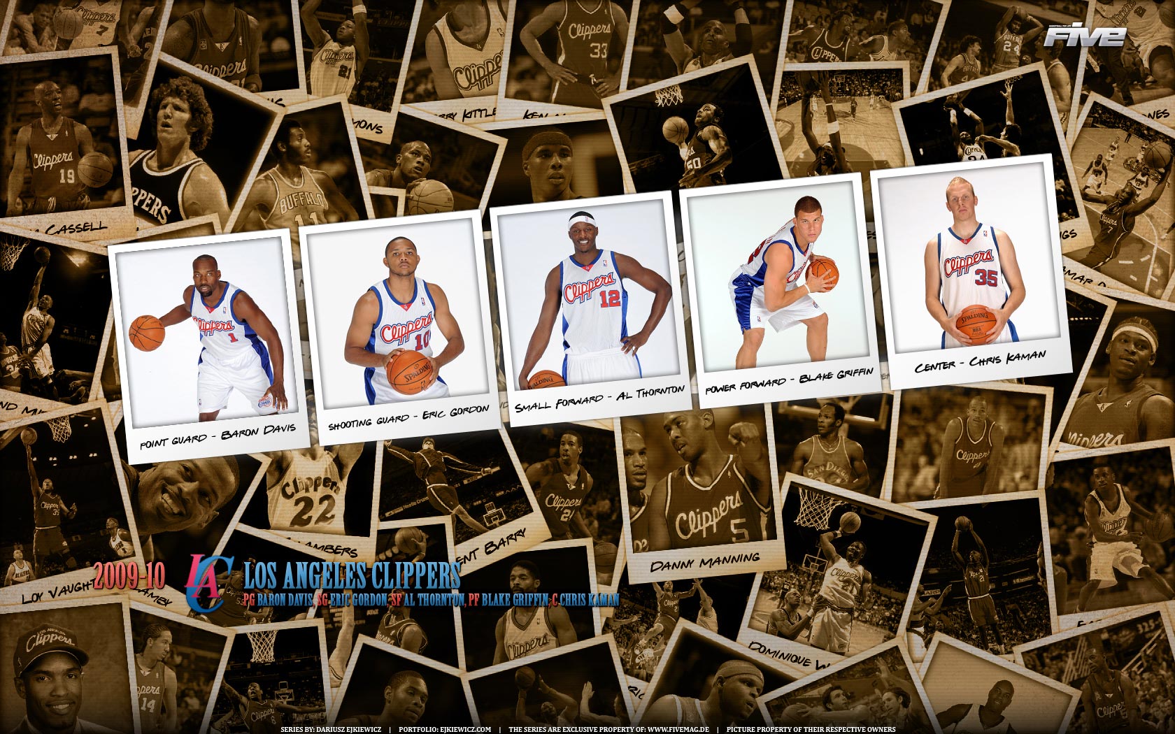 Los Angeles Clippers 2010 Widescreen Wallpaper - Basketball Wallpapers