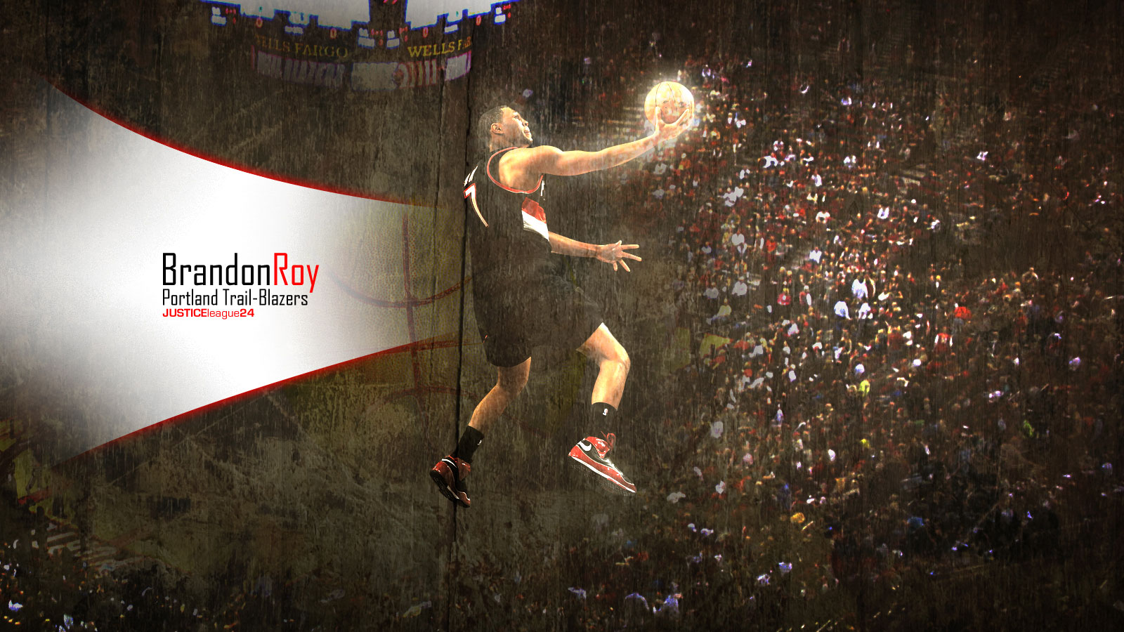 Brandon Roy Blazers Widescreen Wallpaper | Basketball Wallpapers at