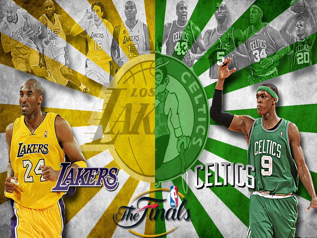 NBA Finals 2010 Celtics vs Lakers Wallpaper