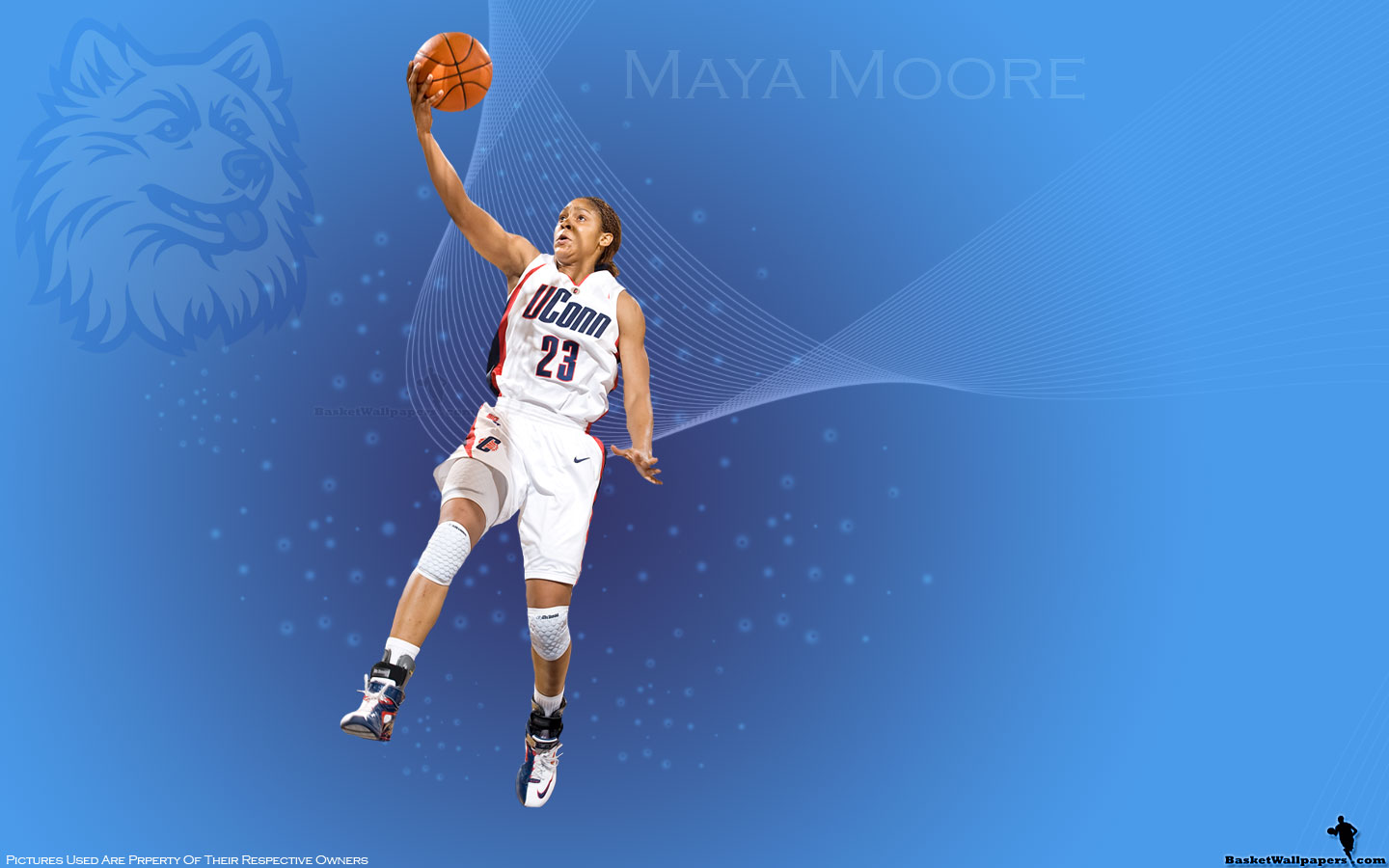 Maya Moore UCONN Huskies Widescreen Wallpaper | Basketball Wallpapers ...
