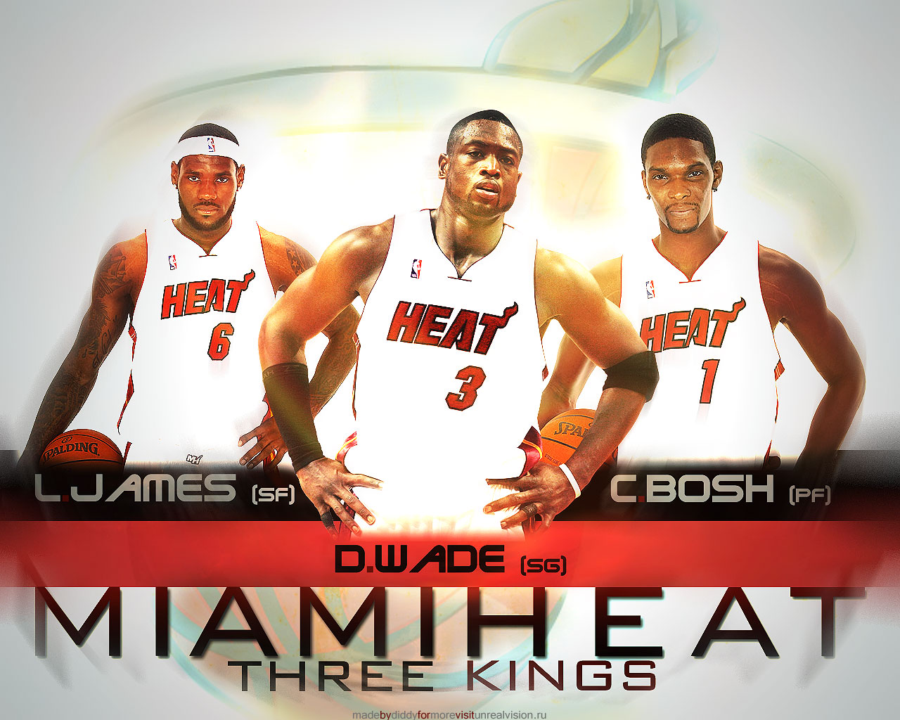 NBA Miami Heat basketball wallpaper LeBron James