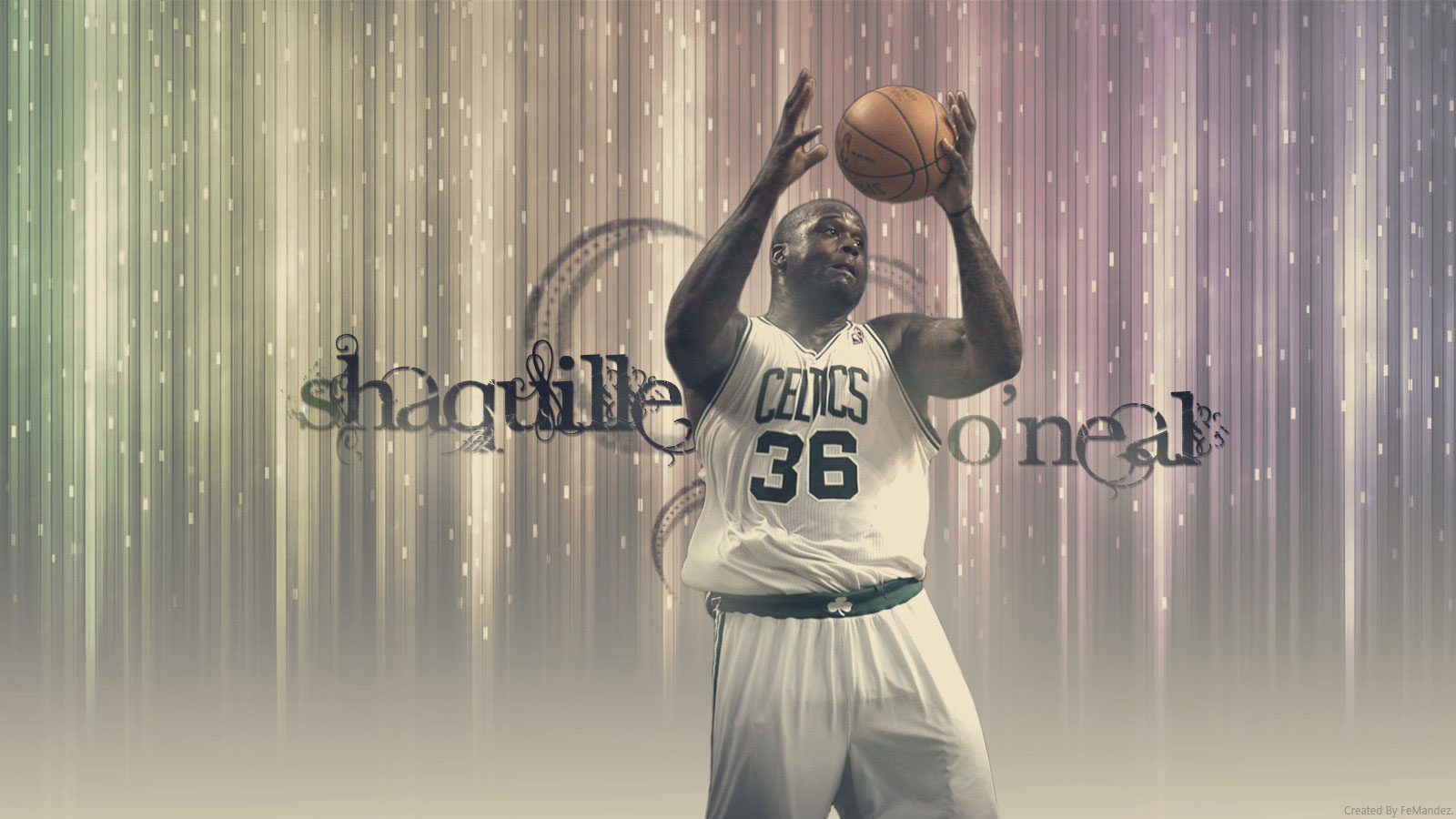 Shaquille O’Neal Celtics 2011 Widescreen Wallpaper | Basketball Wallpapers at ...1600 x 900