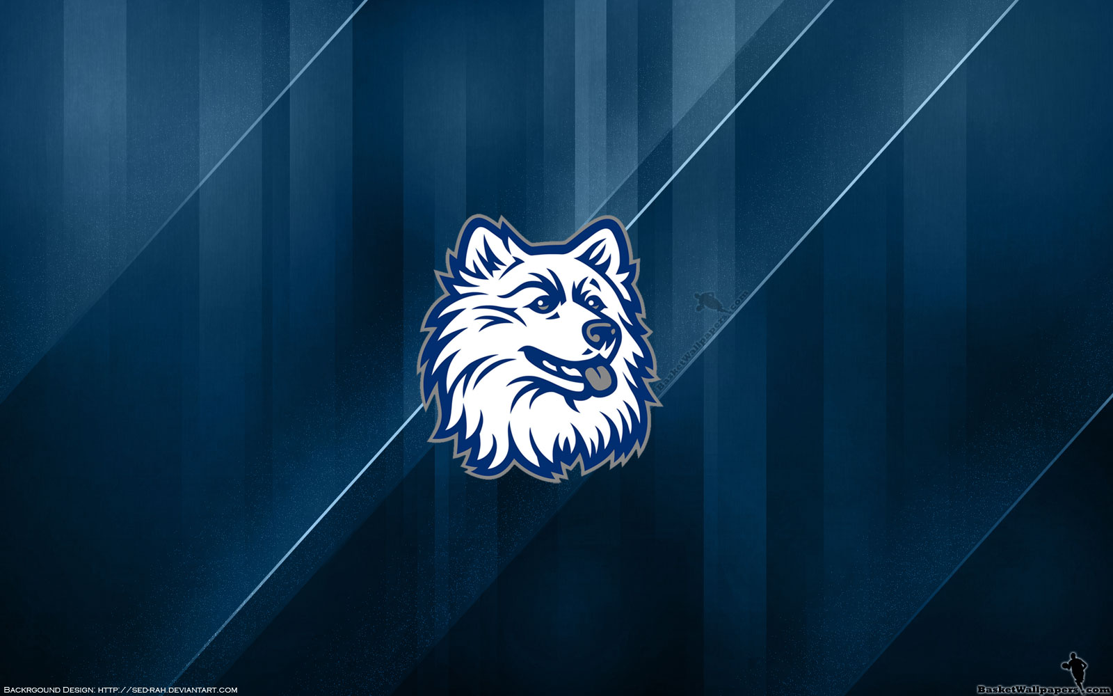 UCONN Huskies Logo Widescreen Wallpaper | Basketball Wallpapers at ...

