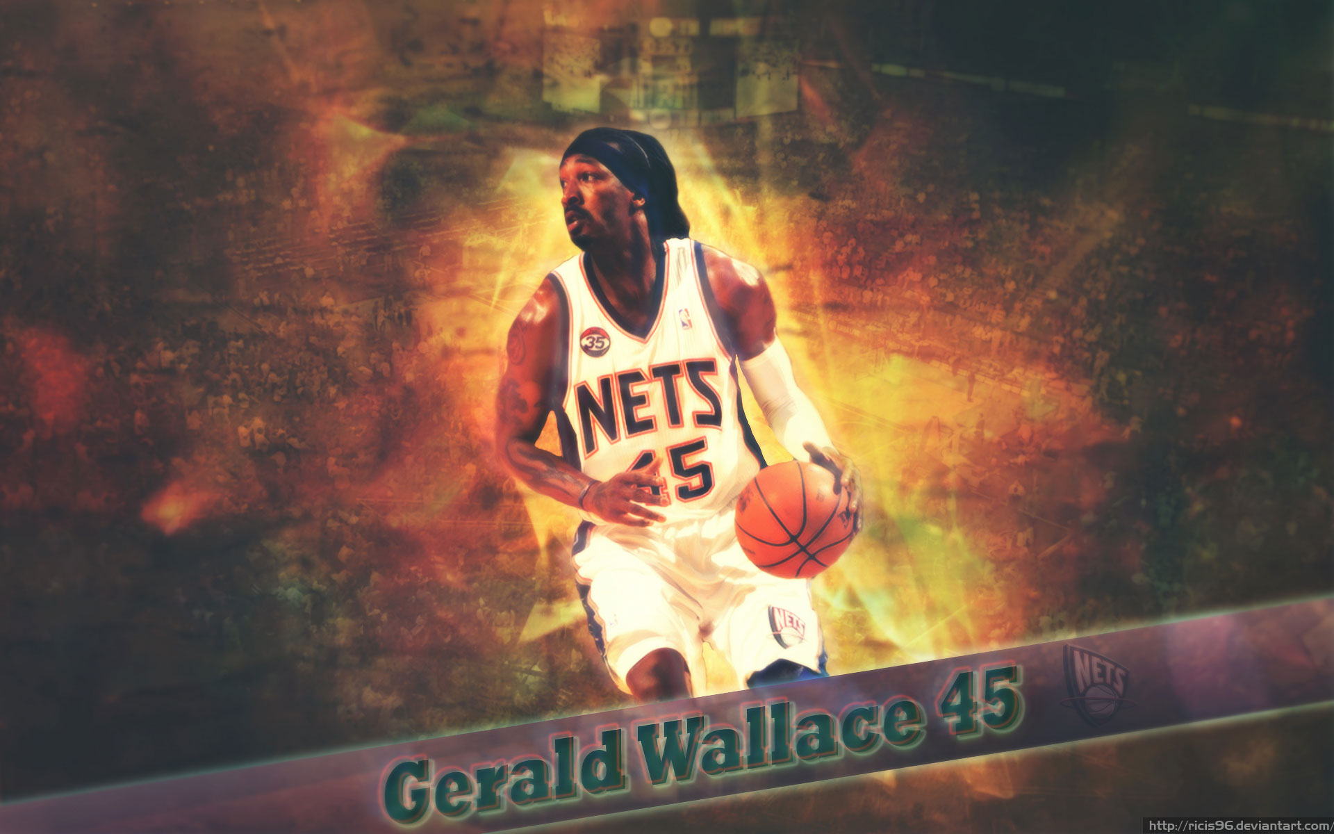 Gerald Wallace New Jersey Nets 1920×1200 Wallpaper | Basketball Wallpapers at ...