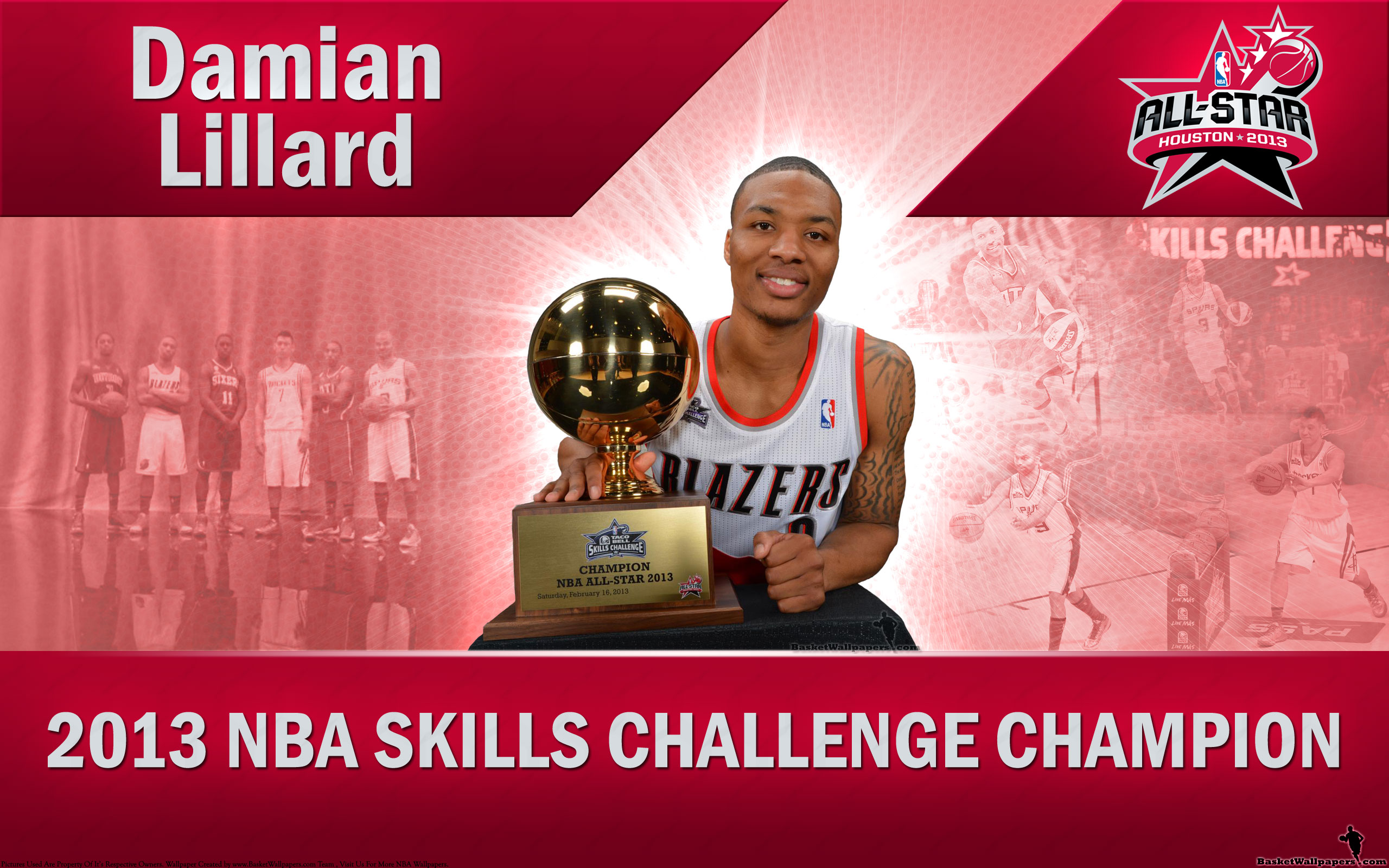 Damian Lillard 2013 NBA Skills Challenge Winner 2560×1600 ...
 Damian Lillard 2013 Wallpaper