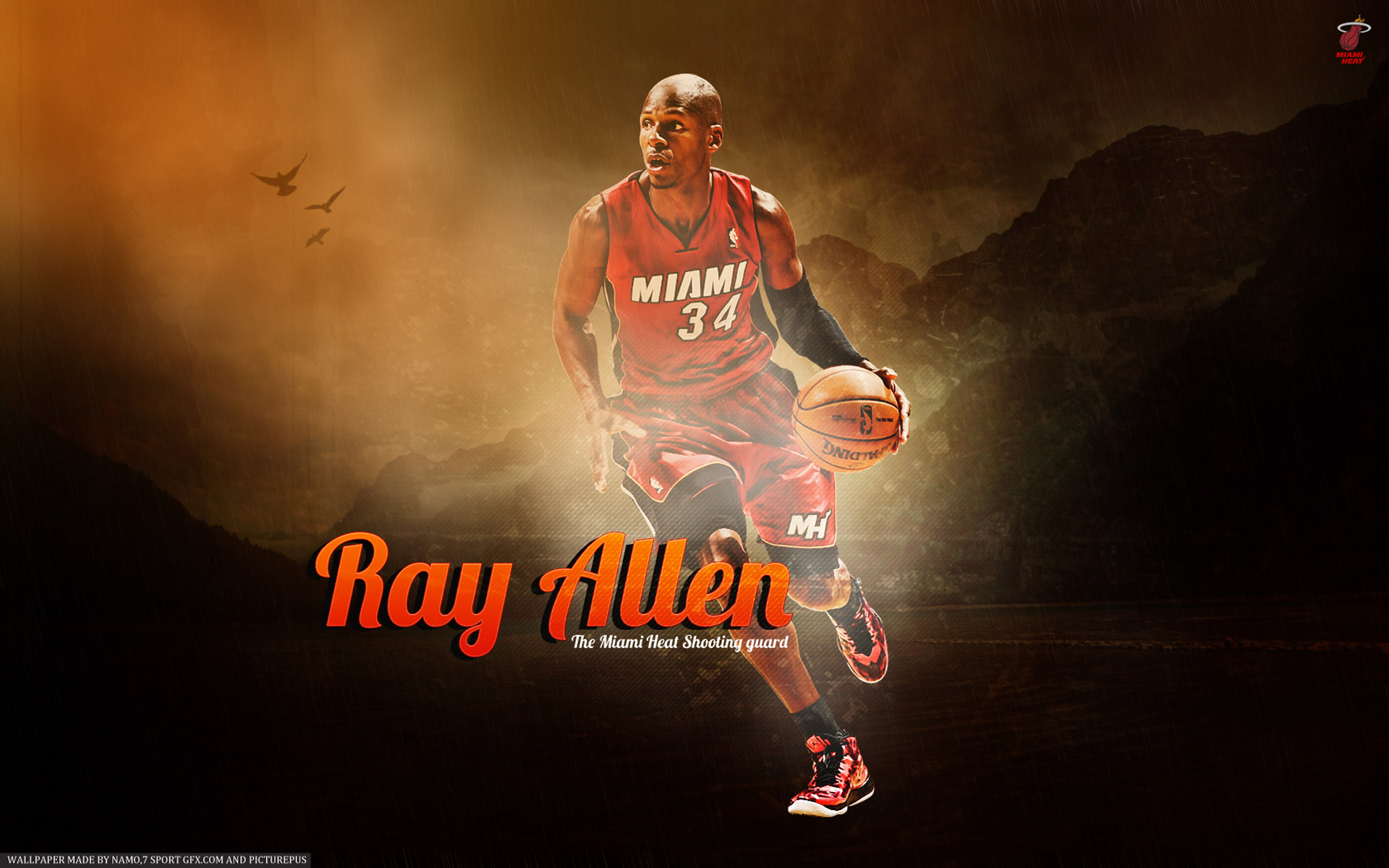 Ray Allen Wallpapers | Basketball Wallpapers at BasketWallpapers.com