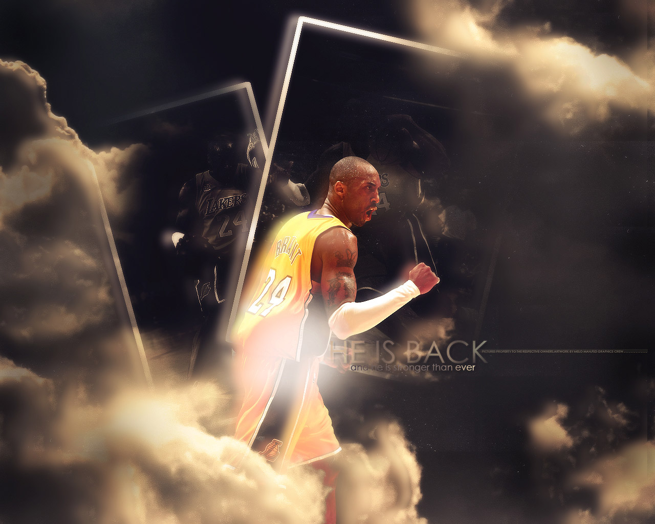 Kobe Bryant 24 Lakers Wallpaper