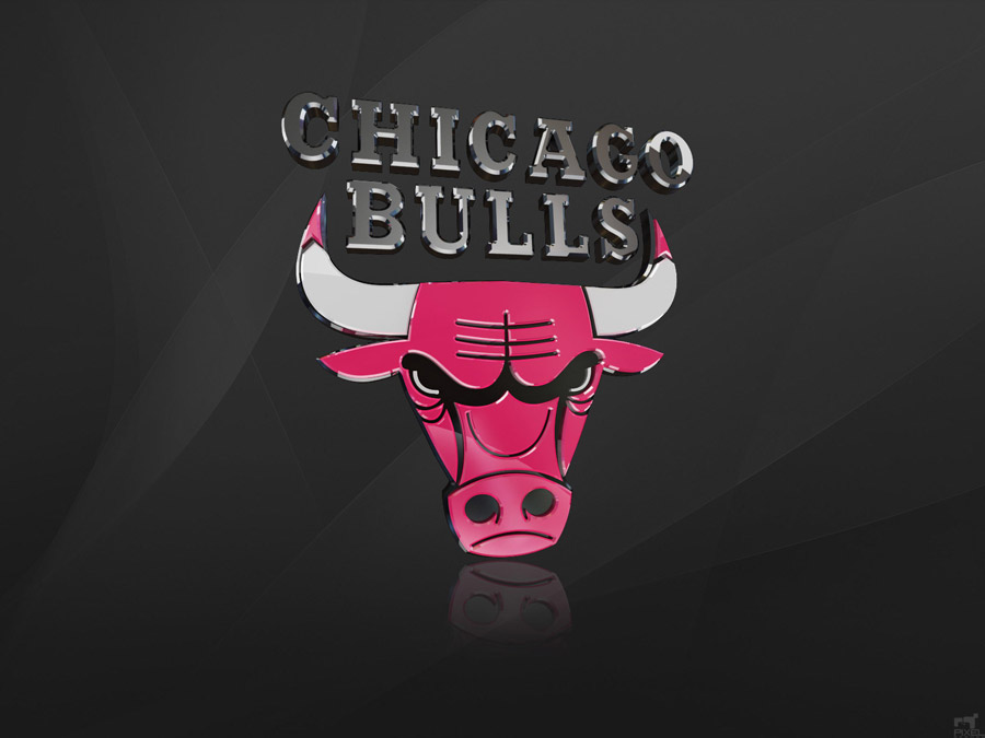 Chicago Bulls 3D Logo Wallpaper