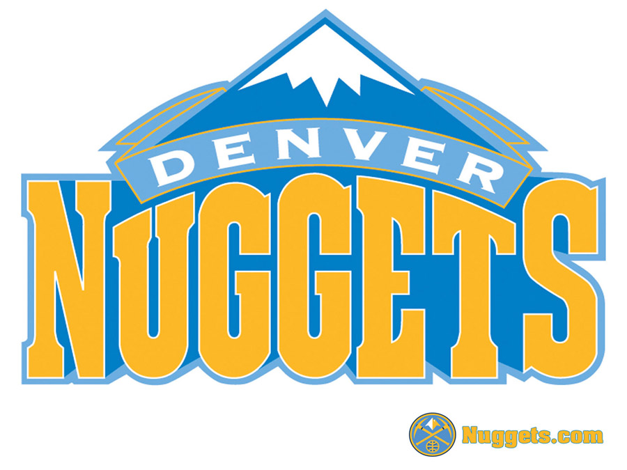 Denver Nuggets White Logo Wallpaper