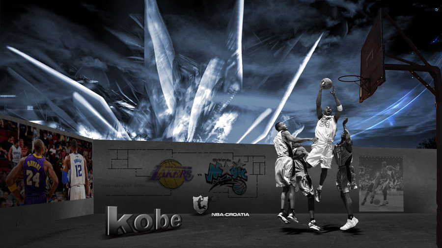 Kobe Bryant 2009 Finals Widescreen Wallpaper