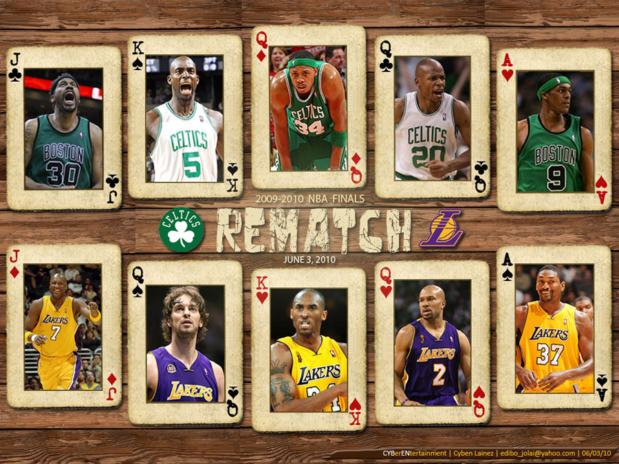 Lakers - Celtics 2010 Finals Rematch Wallpaper