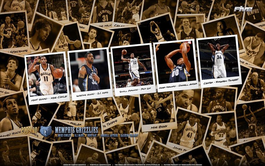 Memphis Grizzlies 2010 Widescreen Wallpaper