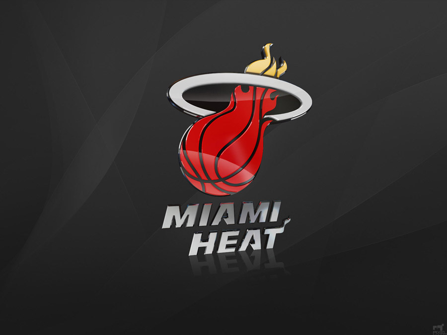 Miami Heat 3D Logo Wallpaper