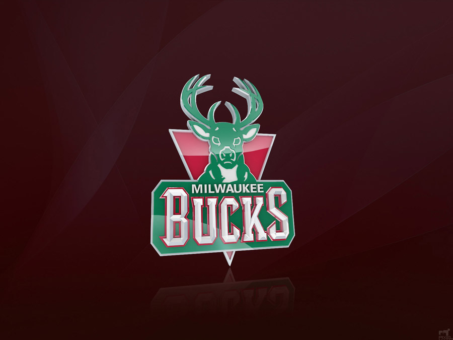 Milwaukee Bucks 3D Logo Wallpaper