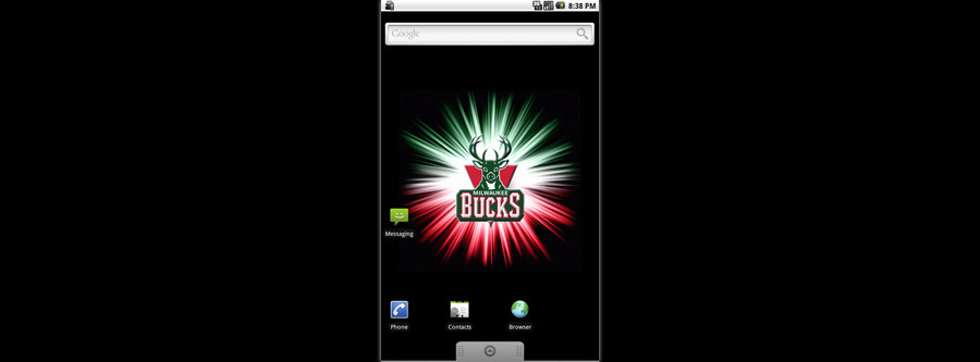 Milwaukee Bucks Logo Live Android Wallpaper