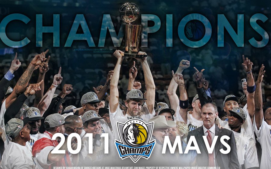 NBA 2011 Champions - Dallas Mavs Widescreen Wallpaper