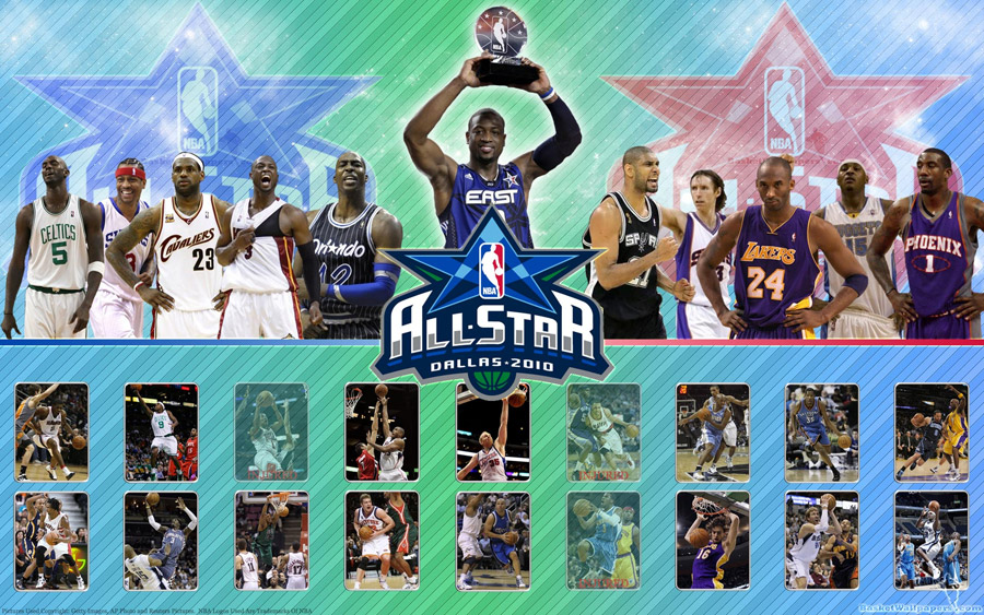 NBA All-Star 2010 Rosters Wallpaper