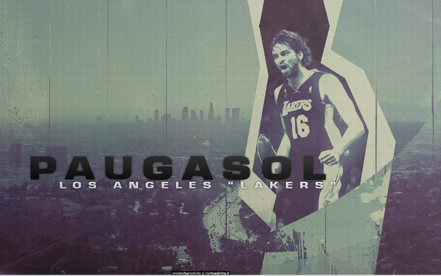 Pau Gasol Lakers Widescreen Wallpaper