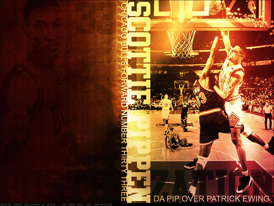 Scottie Pippen Slam Dunk Wallpaper