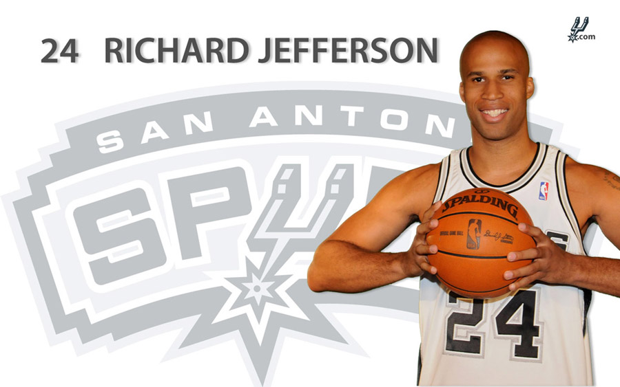 Richard Jefferson Spurs Widescreen Wallpaper