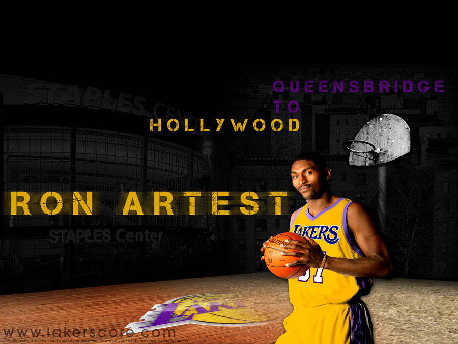 Ron Artest Lakers 1600x1200 Wallpaper