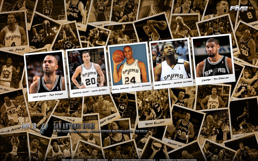 San Antonio Spurs 2010 Widescreen Wallpaper