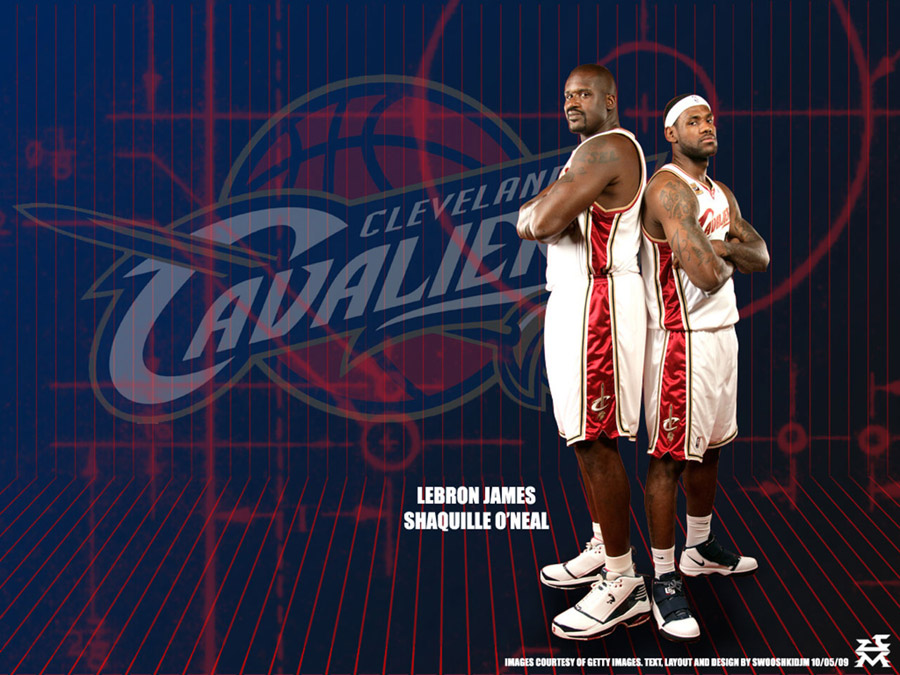 Shaq and LeBron Cavaliers Wallpaper