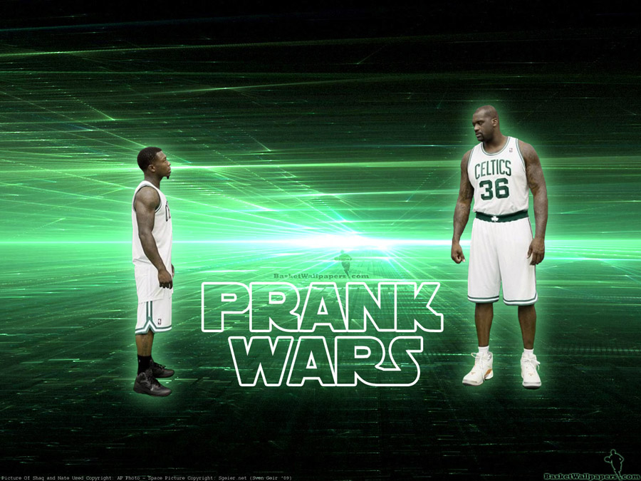Shaq - Nate Celtics Prank Wars 2010 Wallpaper