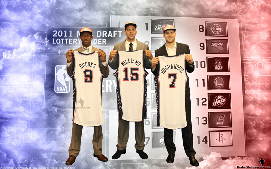 2011 NBA Draft New Jersey Nets Rookies Widescreen Wallpaper