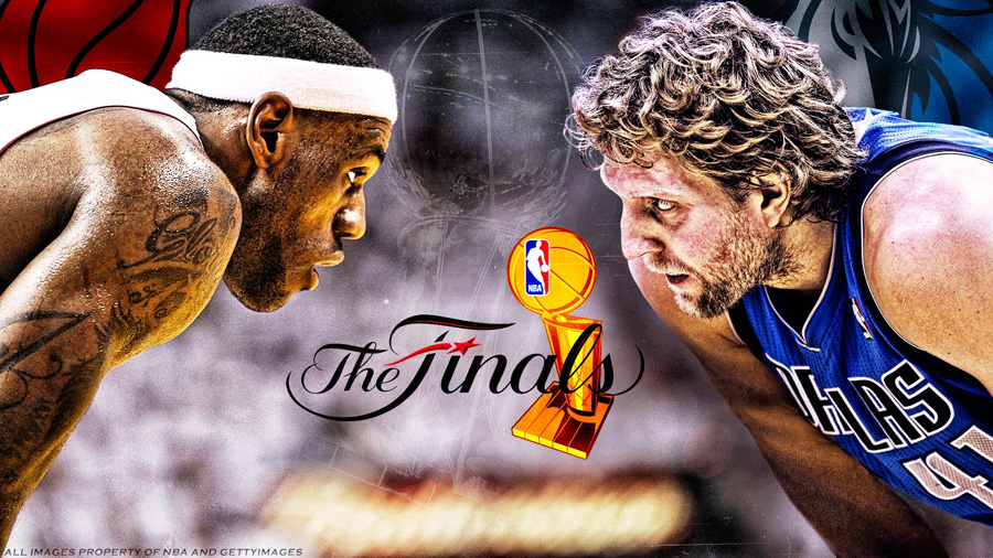 2011 NBA Finals Heat Mavs Widescreen Wallpaper