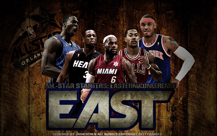 2012 NBA All-Star East Starters 2560x1600 Wallpaper