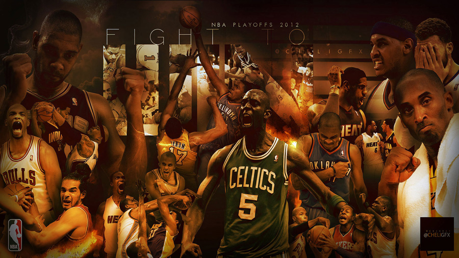 2012 NBA Playoffs Fight To Win Wallpaper