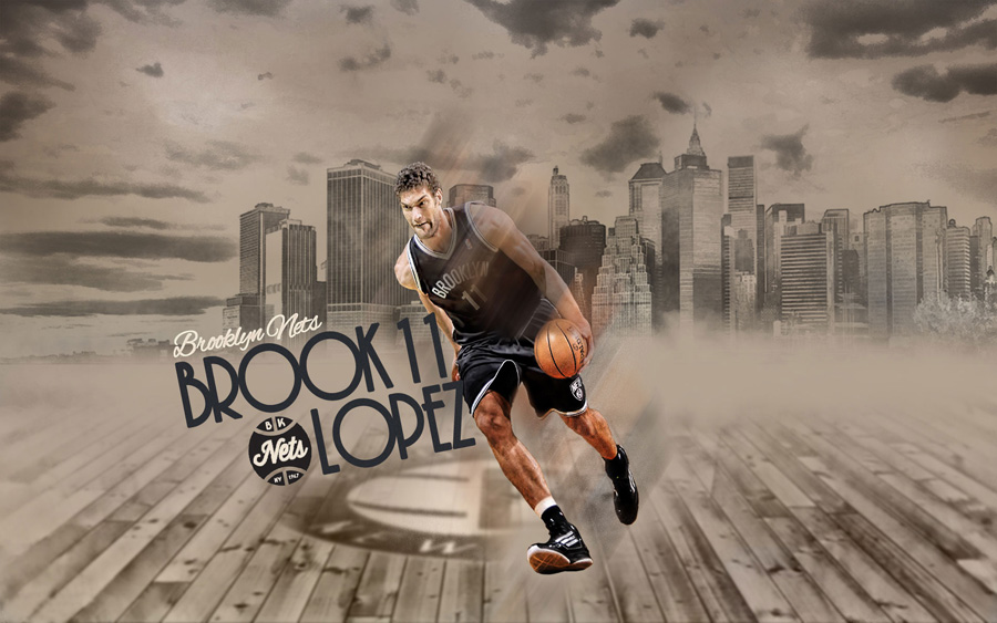 Brook Lopez Brooklyn Nets 1920x1200 Wallpaper