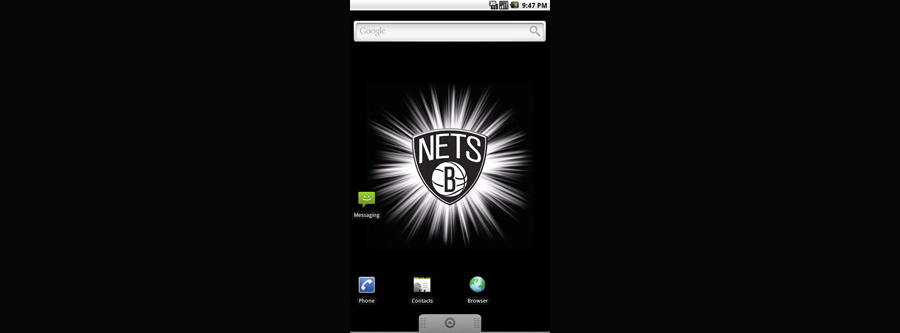 Brooklyn Nets Logo Live Android Wallpaper
