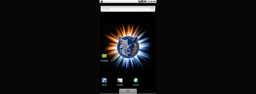 Charlotte Bobcats Logo Live Android Wallpaper
