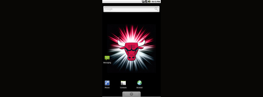 Chicago Bulls Logo Live Android Wallpaper