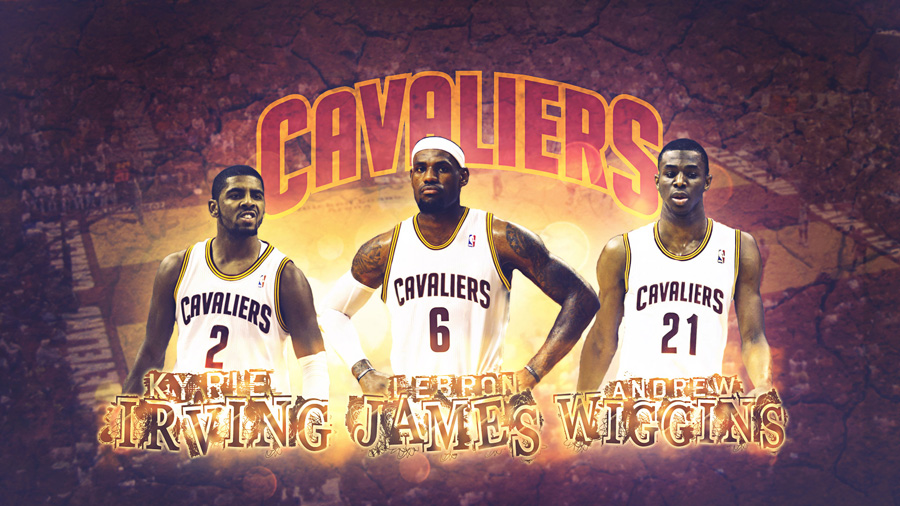Cleveland Cavaliers 2014 Big Three Wallpaper