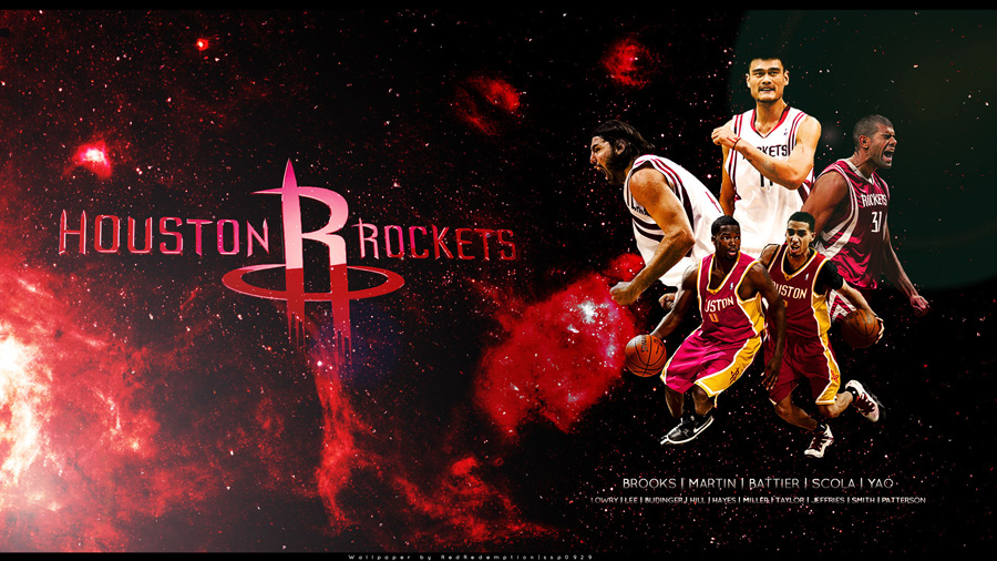 Houston Rockets 2010-11 Widescreen Wallpaper