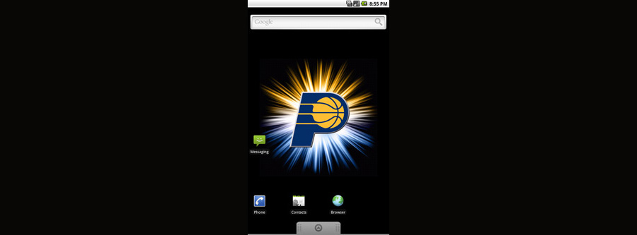 Indiana Pacers Logo Live Android Wallpaper