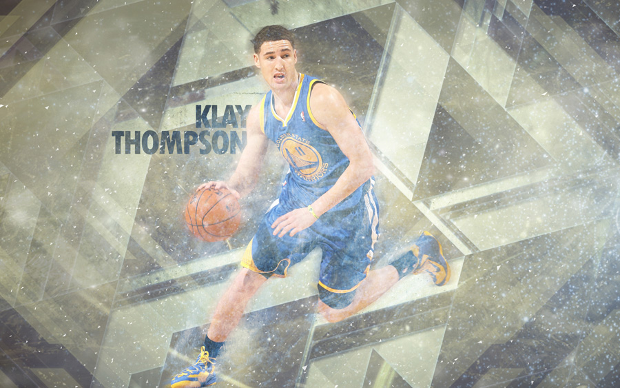 Klay Thompson Warriors 2014 Wallpaper