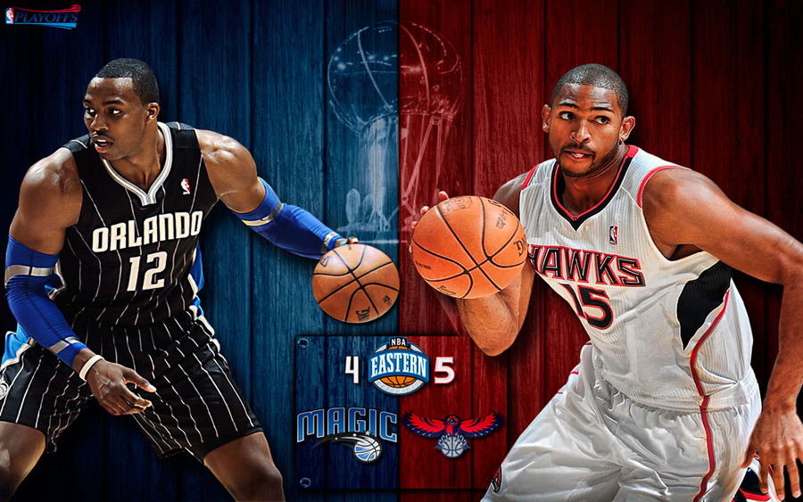 Magic vs Hawks 2011 NBA Playoffs Widescreen Wallpaper