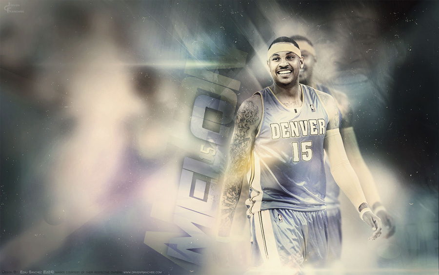Melo Nuggets In Space Widescreen Wallpaper