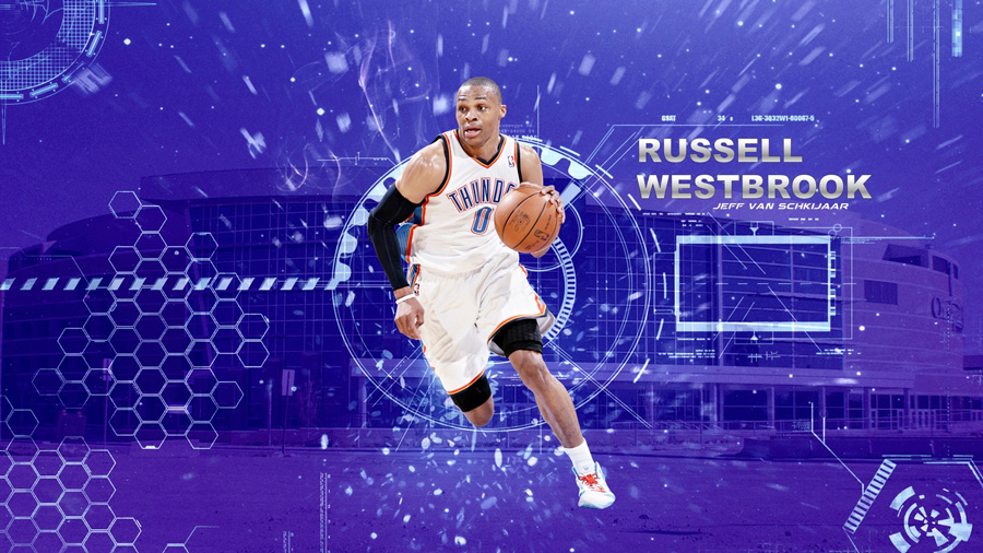 Russell Westbrook OKC Thuder 2014 Wallpaper