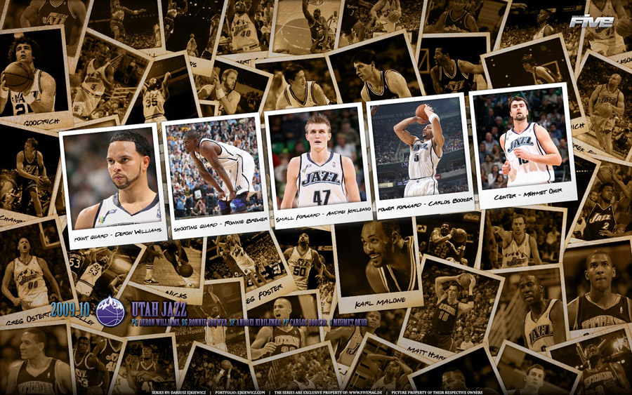 Utah Jazz 2010 Widescreen Wallpaper